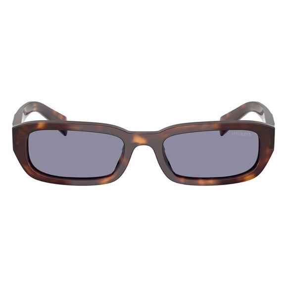 New PRADA Havana Rectangle SPRB06 15W-03N Sunglasses Women - Picture 2 of 6